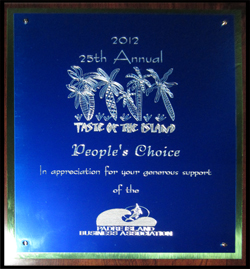 Kody's Restaurant in Port Aransas wins #1 People's Choice at 2012 Padre Island's Taste of the Island.